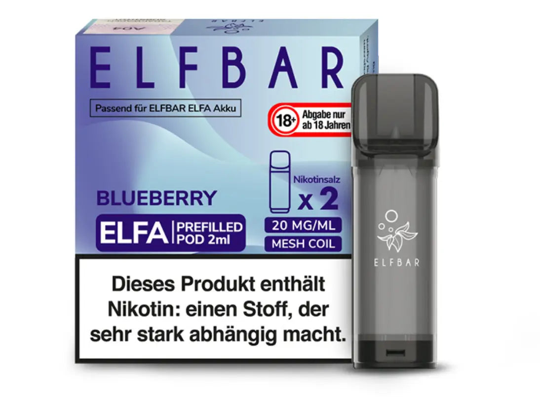 ELFBAR ELFA Prefilled Pod Blueberry (Blaubeere) 2er Pack