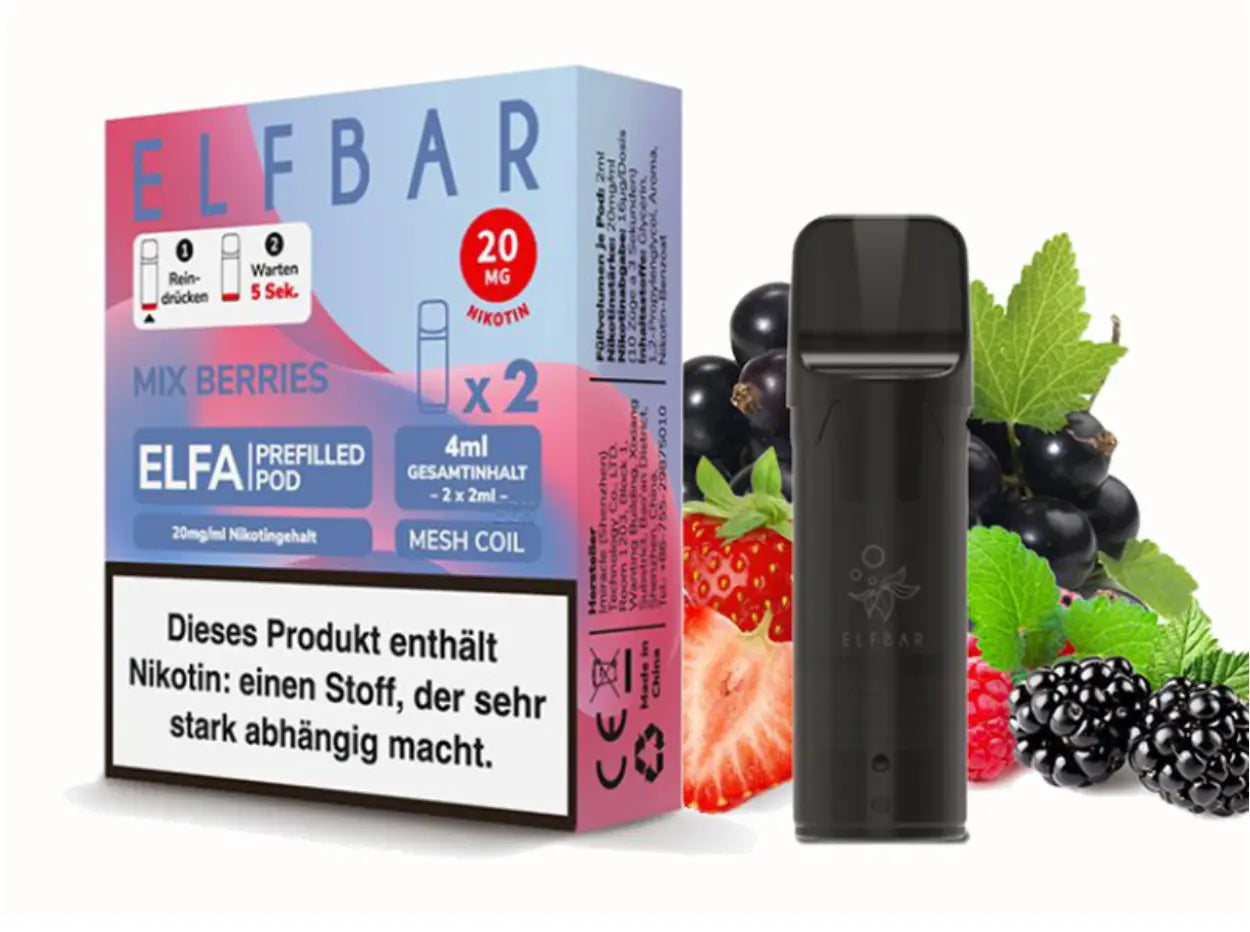 ELFBAR ELFA Prefilled Pod Mix Berries 2er Pack