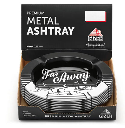 Gizeh Aschenbecher "Far away" aus Metall, Ø 13,5 cm