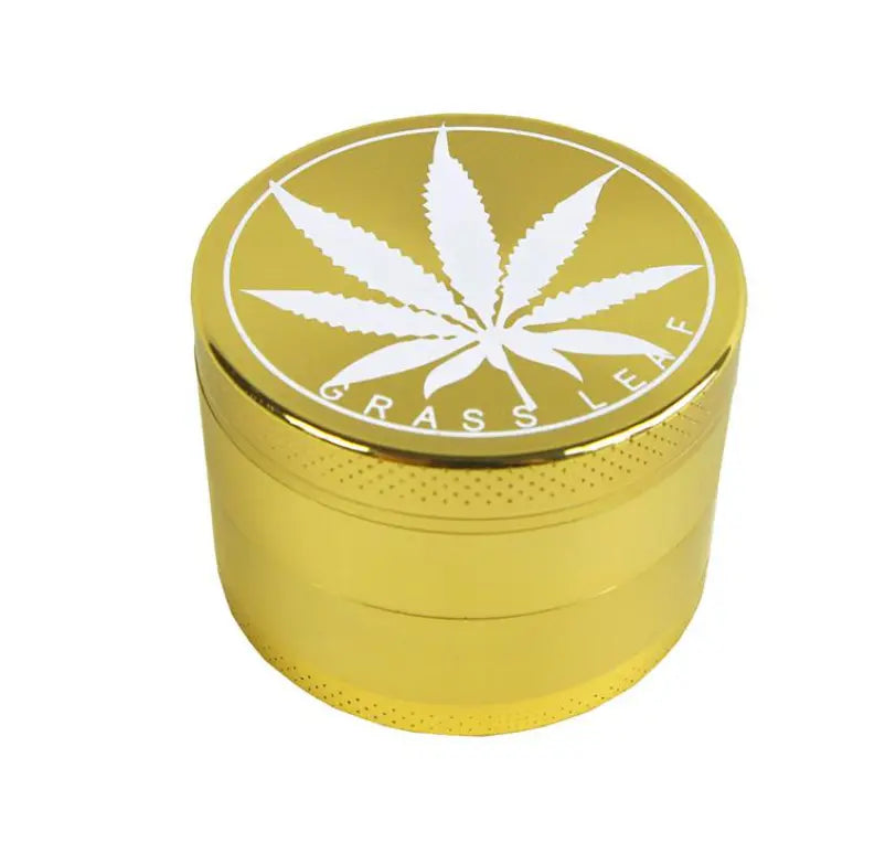 Grinder "Grass Leaf" gold 3-tlg.